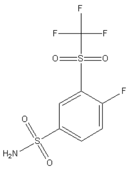 4-Fluoro-3-(trifluoromethylsulfonyl) benzenesulfonamide